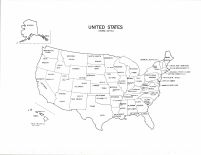 United States Map, Clay County 1991